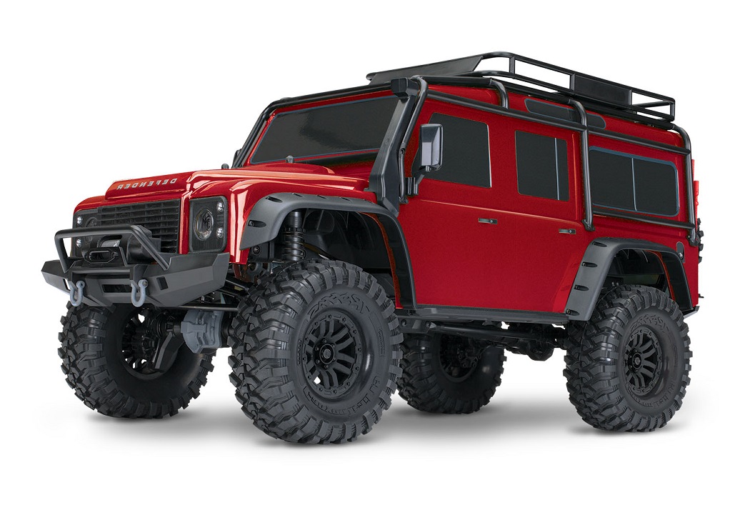 Traxxas 1/10 TRX-4 Scale and Trail Crawler w/2.4GHz TQi (Red)